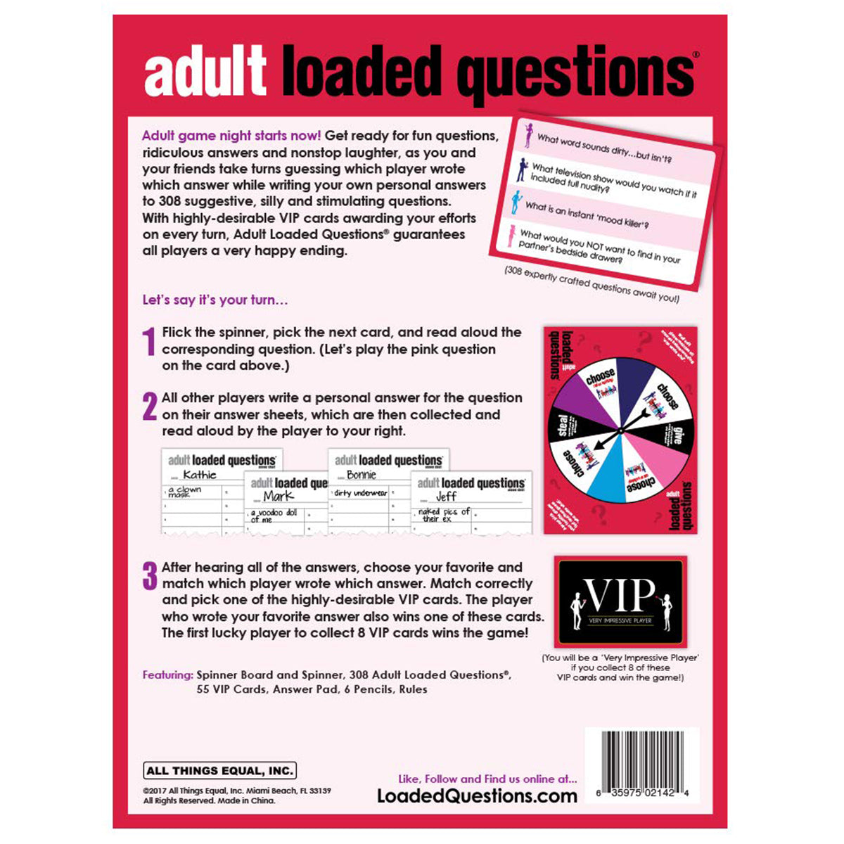 Adult Loaded Questions