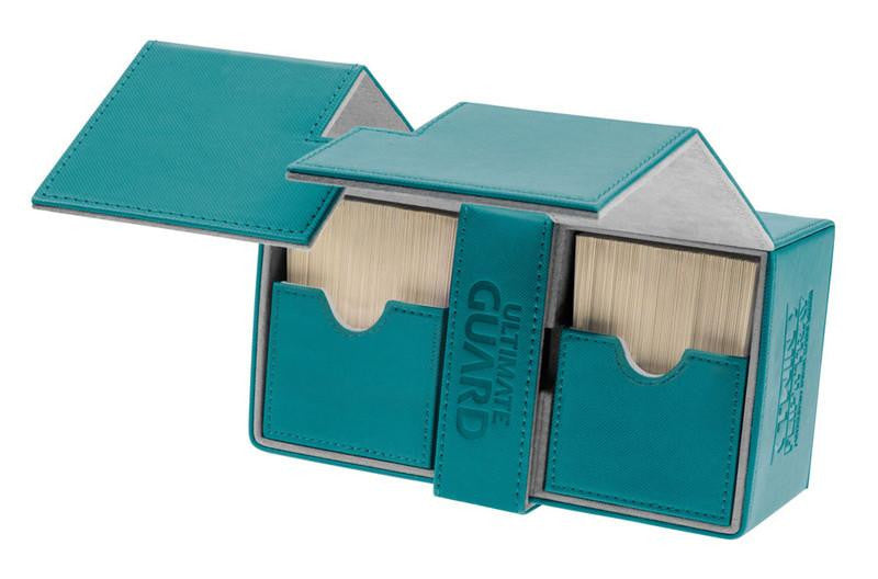 Deck Box Ultimate Guard Twin Flip n Tray Deck Case 160+ XENOSKIN GreenBlue
