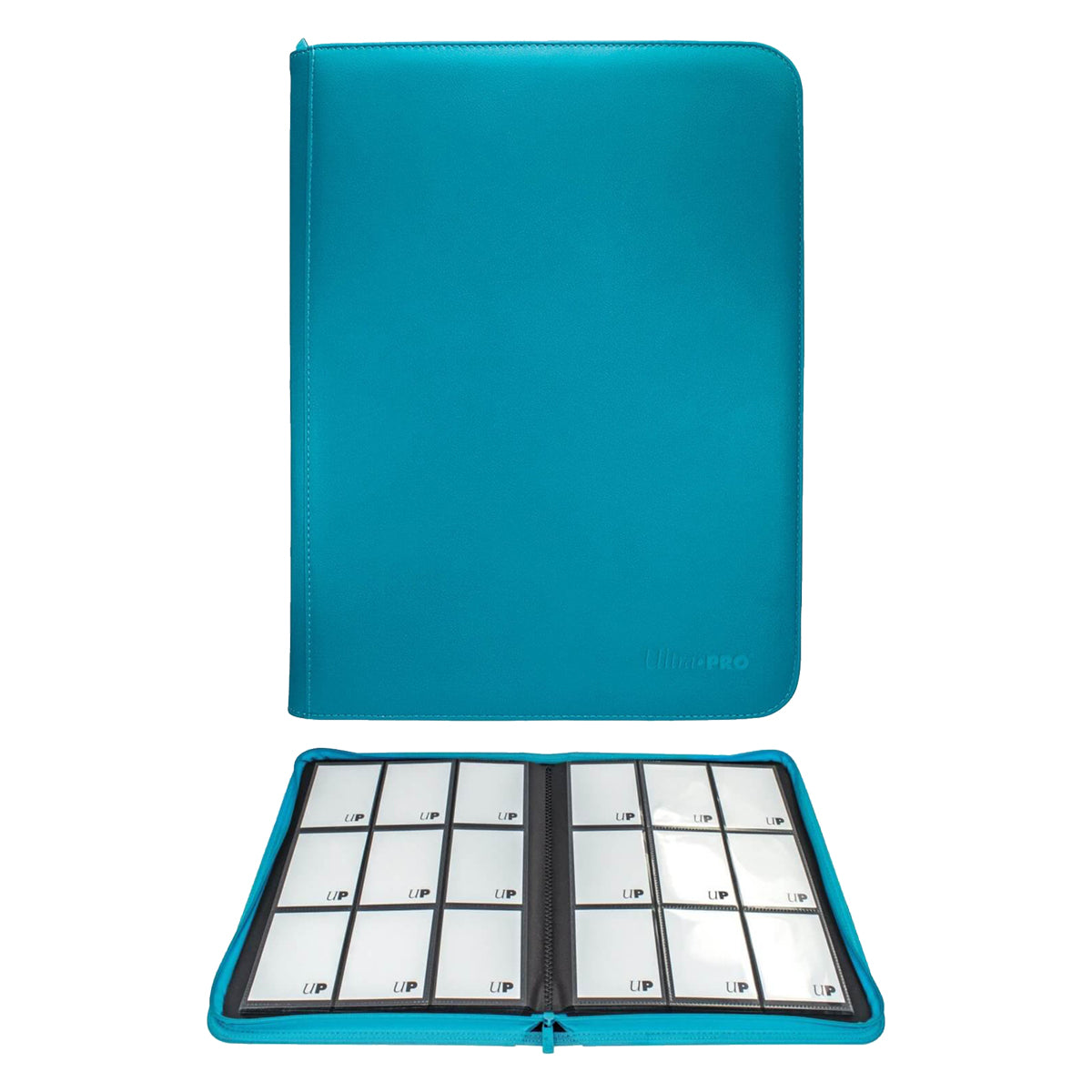 ULTRA PRO Binder - Vivid 9-Pocket Zippered Pro-Binder: Teal