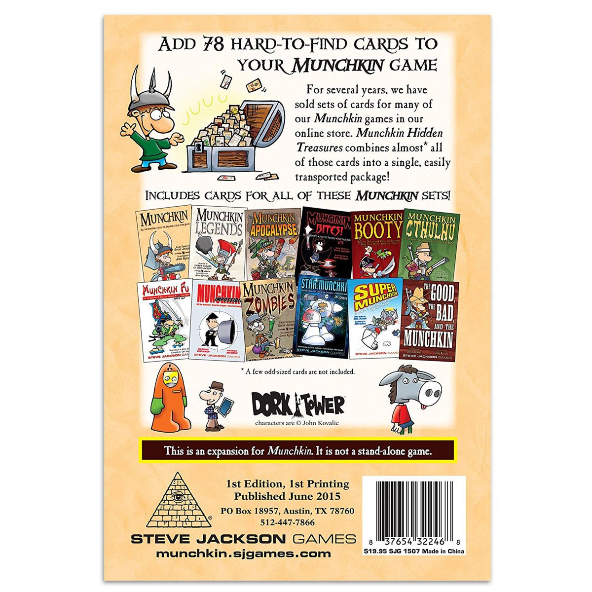 Munchkin Hidden Treasures Upgraded