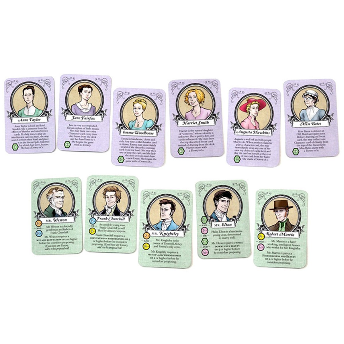 Marrying Mr Darcy Emma Expansion Card game
