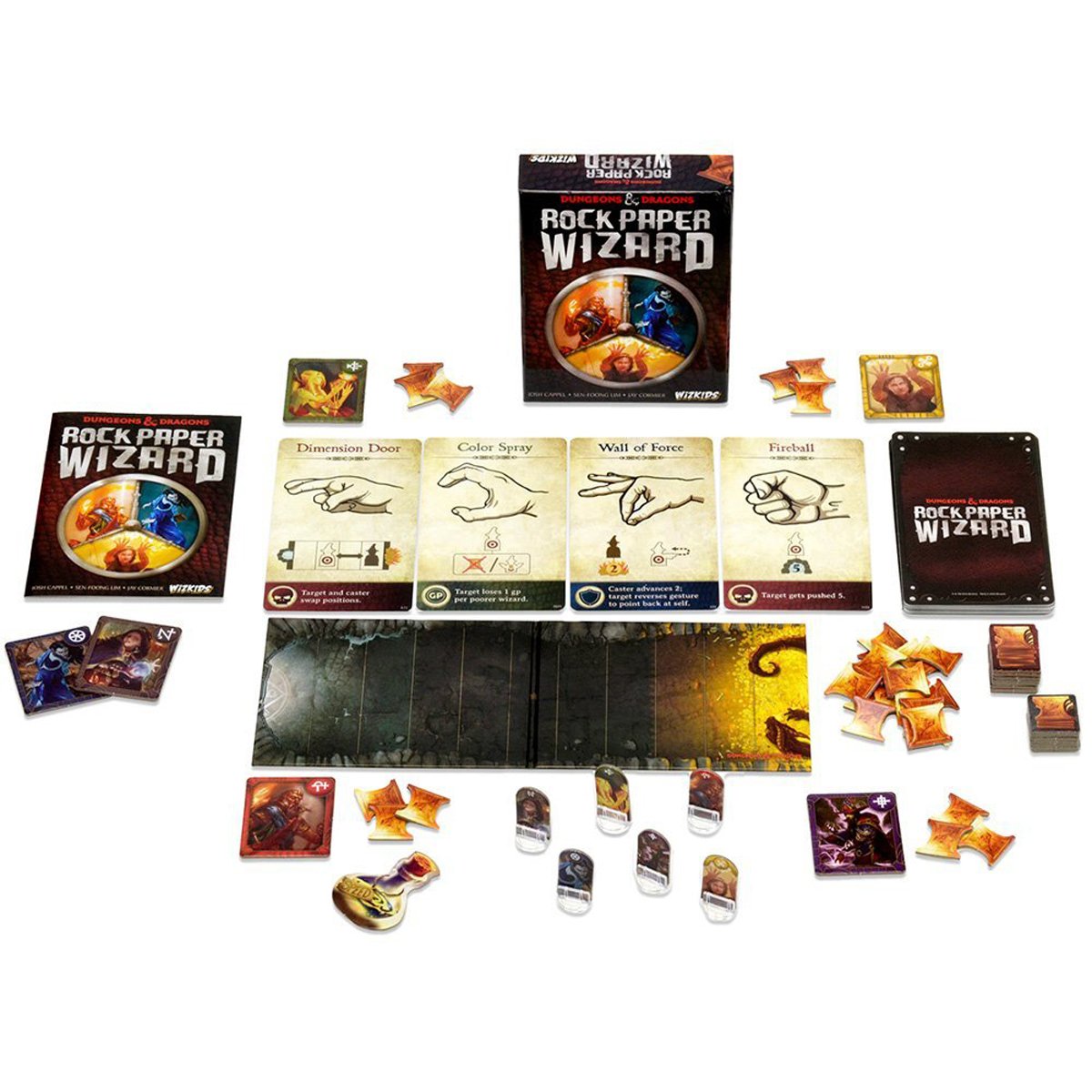 Dungons & Dragons ROCK PAPER WIZARD Game