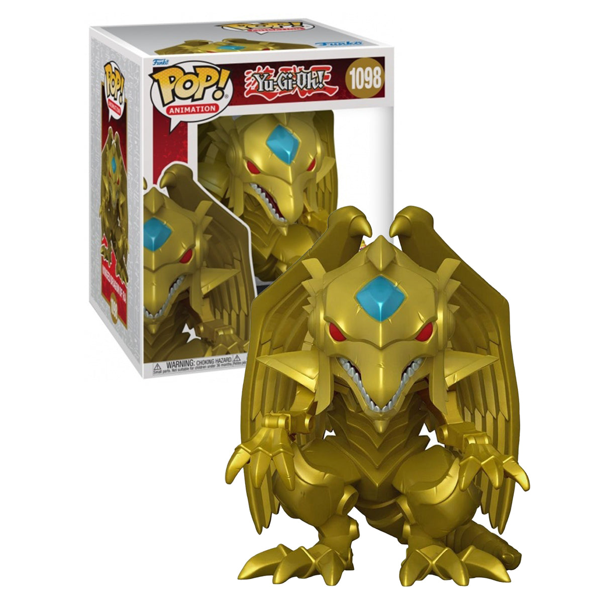 YuGiOh Winged Dragon of Ra Metallic 6" Pop Vinyl RS