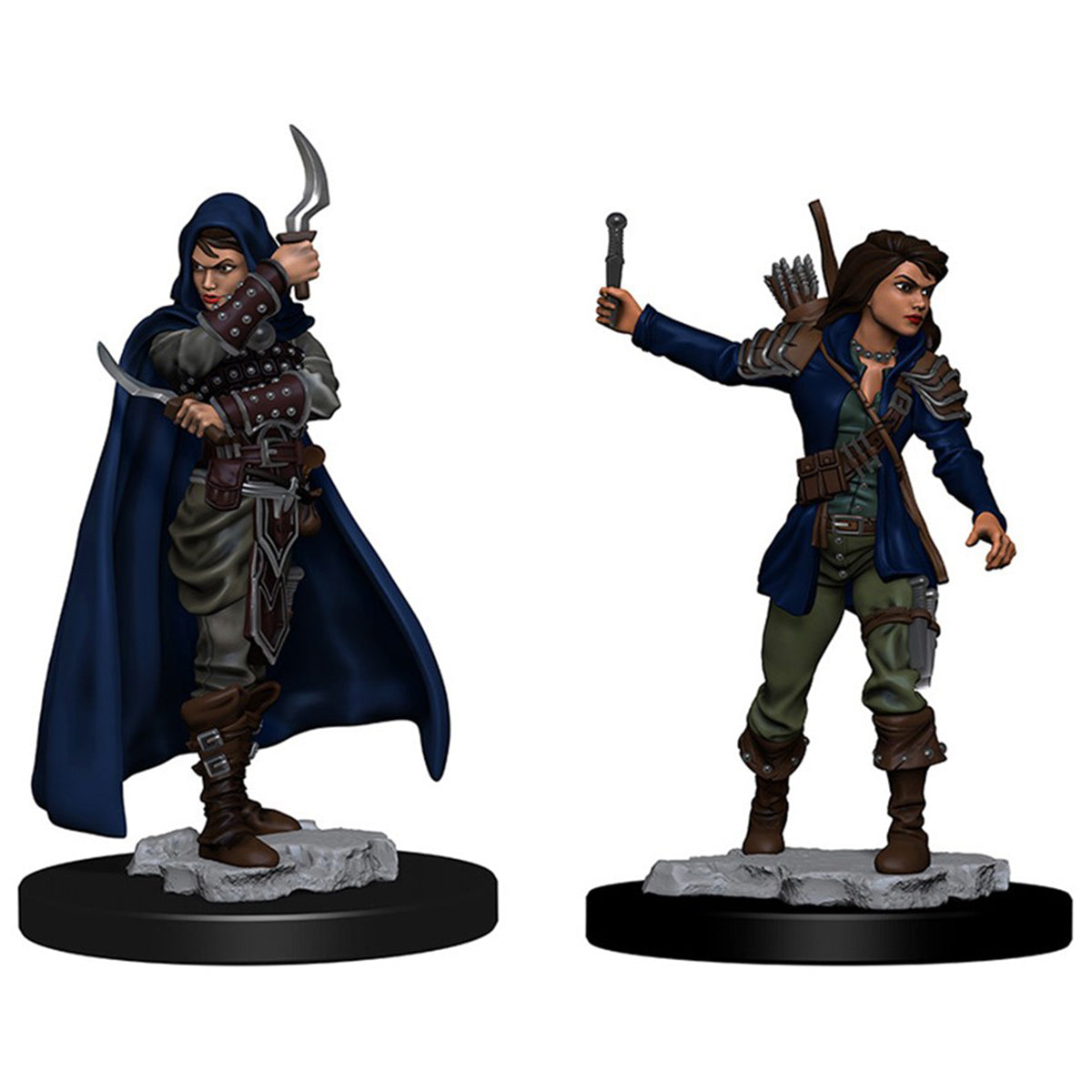 Pathfinder Deep Cuts Unpainted Miniatures Human Female Rogue