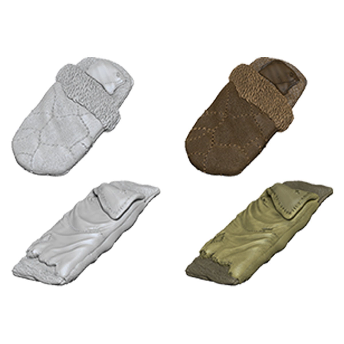 WizKids Deep Cuts Unpainted Miniatures Bedrolls