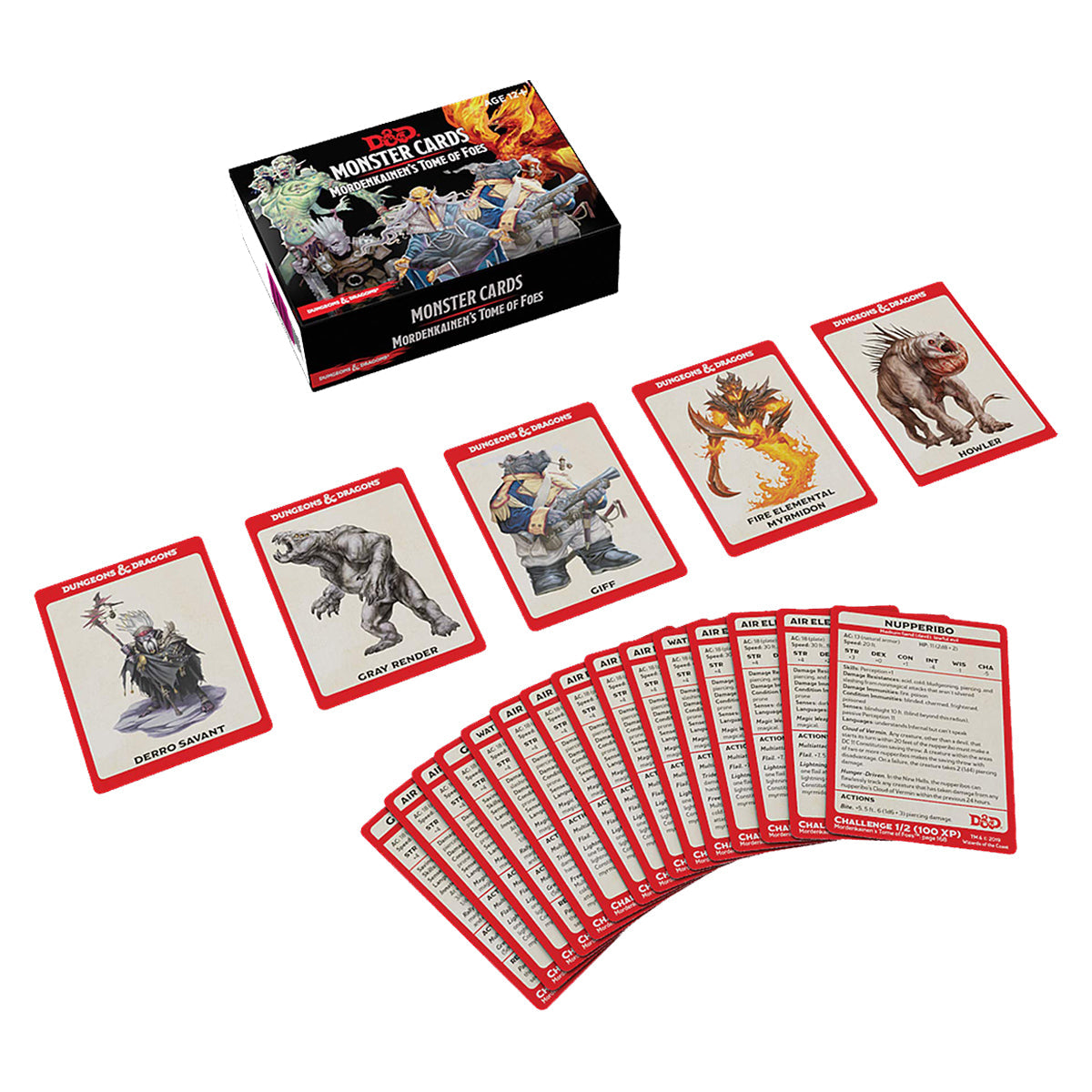 D&D Monster Cards Mordenkainens Tome of Foes