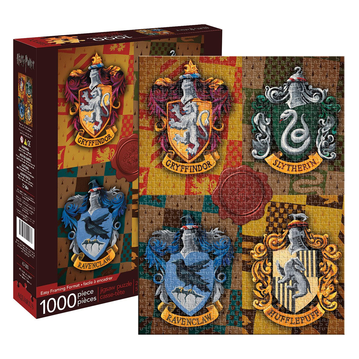 Harry Potter Crests 1000pc Puzzle