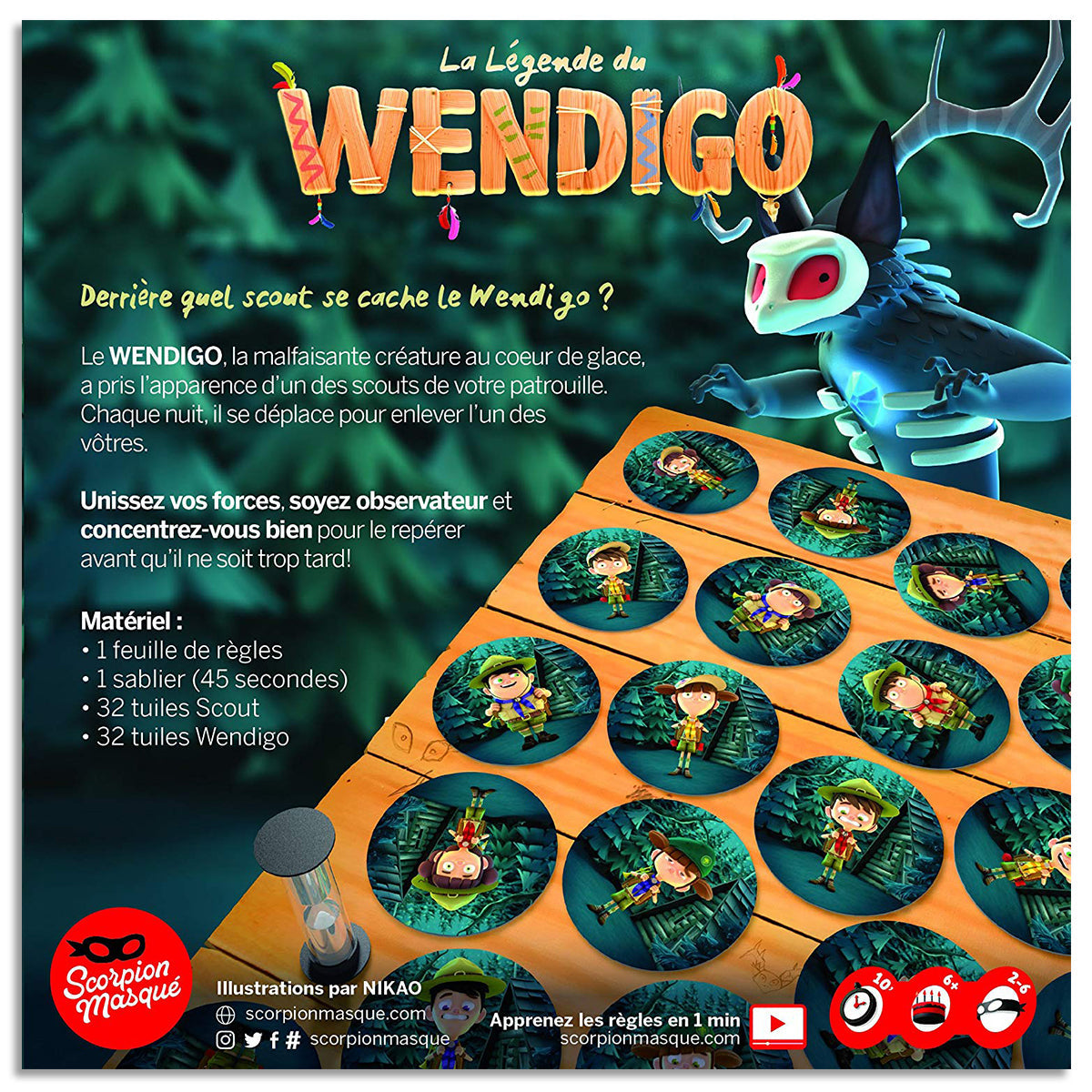 The Legend of the Wendigo Board Game