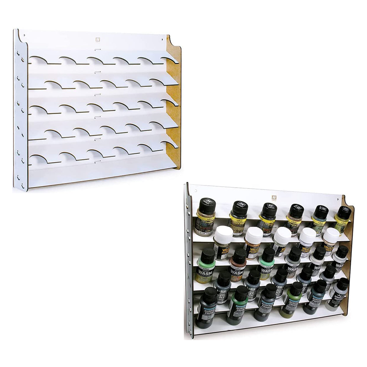 Vallejo Accessories - Wooden Wall Mounted Paint Display