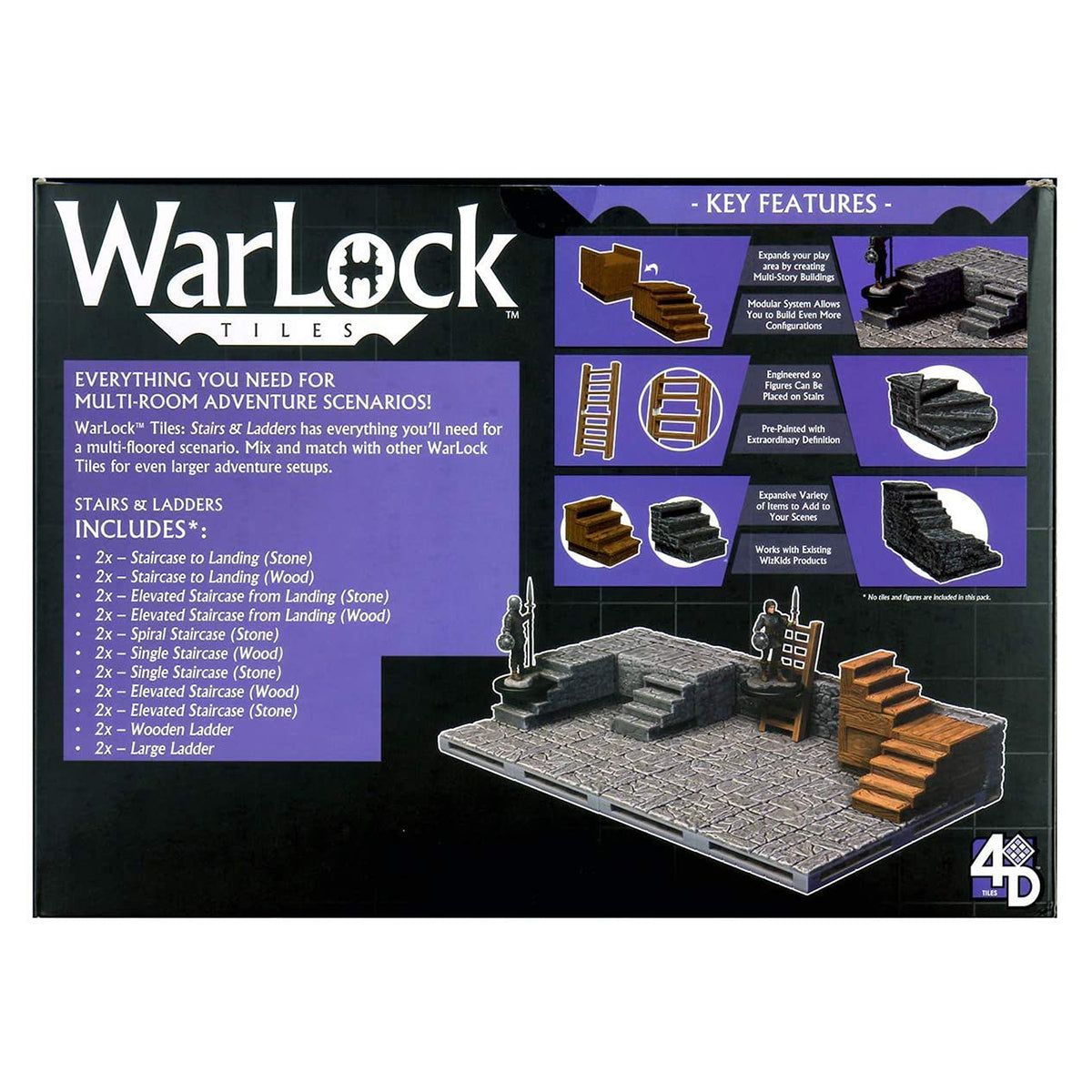 WarLock Tiles Stairs and Ladders