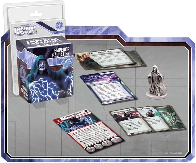 Star Wars Imperial Assault Emperor Palpatine Villain Pack