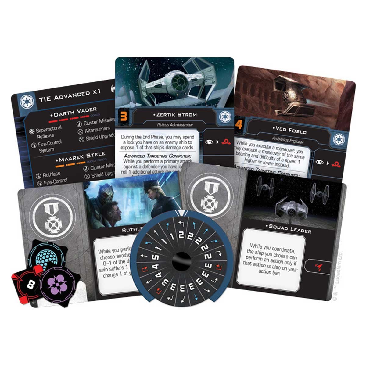 Star Wars X-Wing TIE Advanced X1 Expansion Pack 2nd Edition