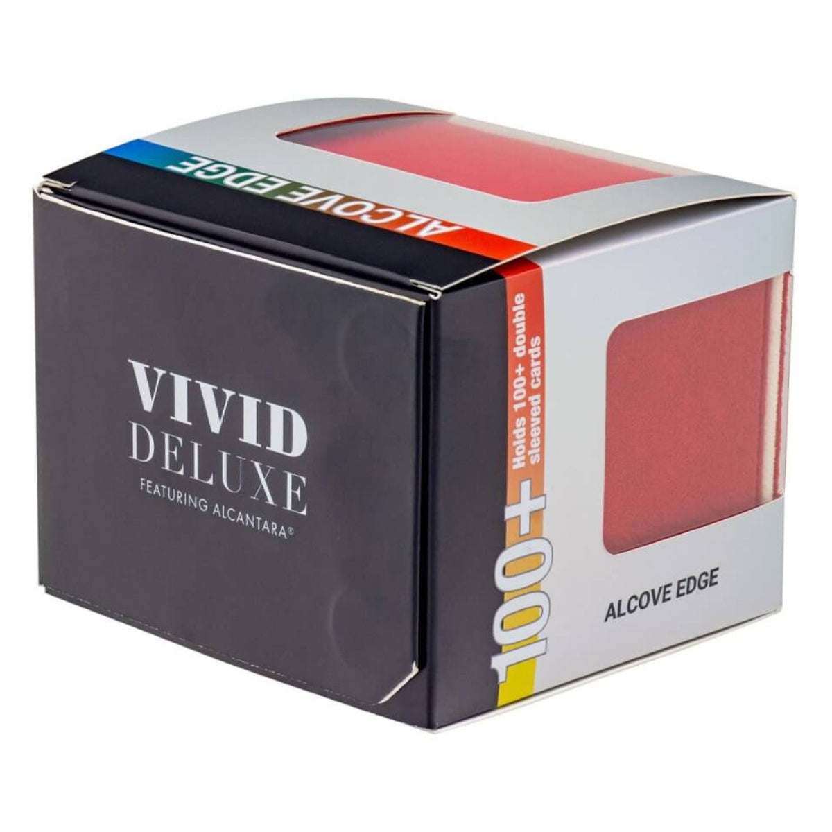 ULTRA PRO DECK BOX Vivid Deluxe Alcove Edge - DELUXE Red