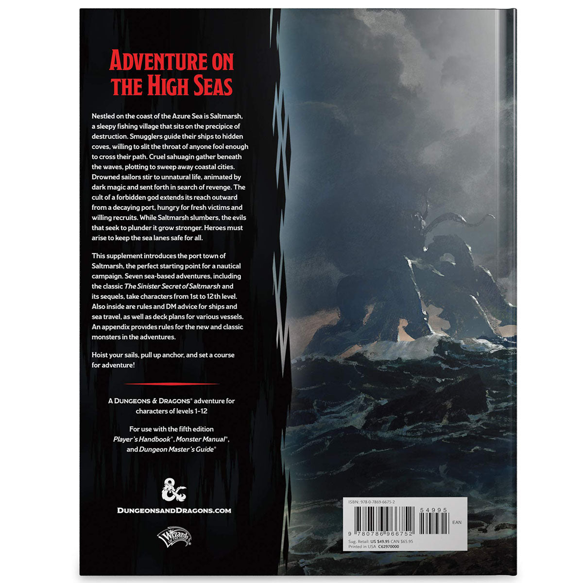 D&D Ghosts of Saltmarsh RPG book