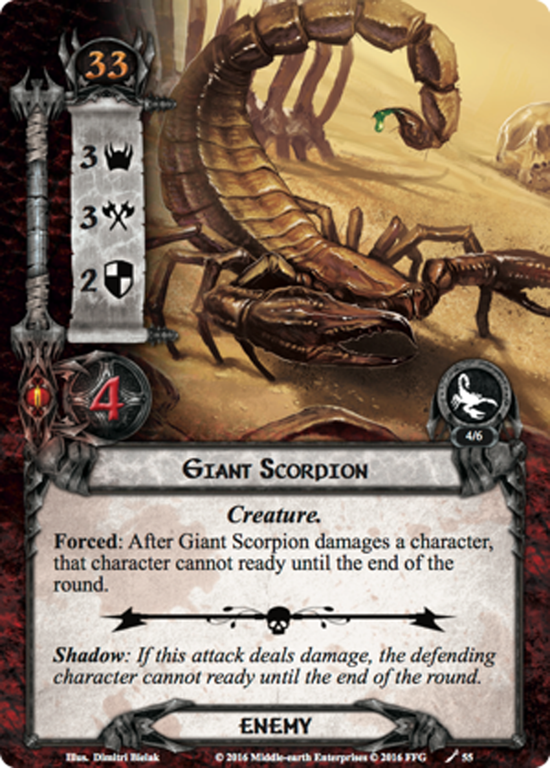 Lord of the Rings LCG The Sands of Harad Expansion