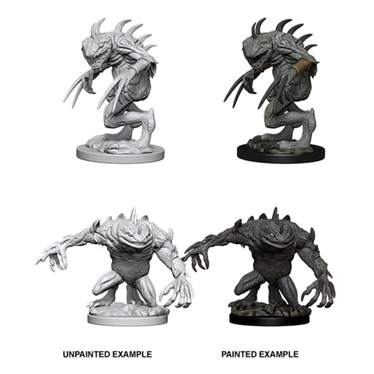 D&D Nolzurs Marvelous Unpainted Miniatures Grey Slaad & Death Slaad