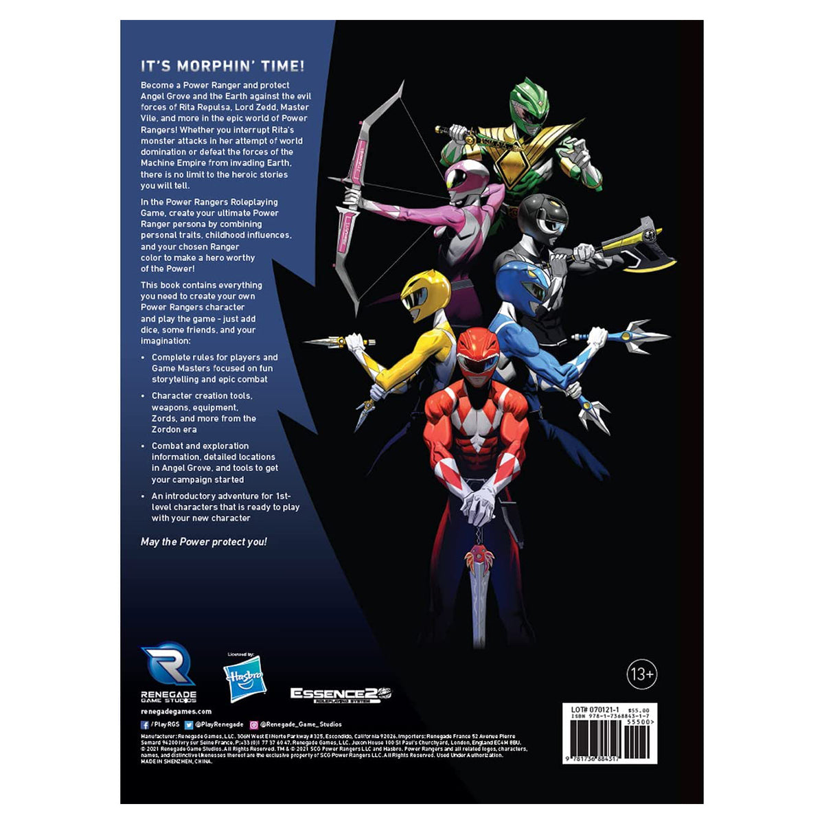 Power Rangers RPG Core Rulebook