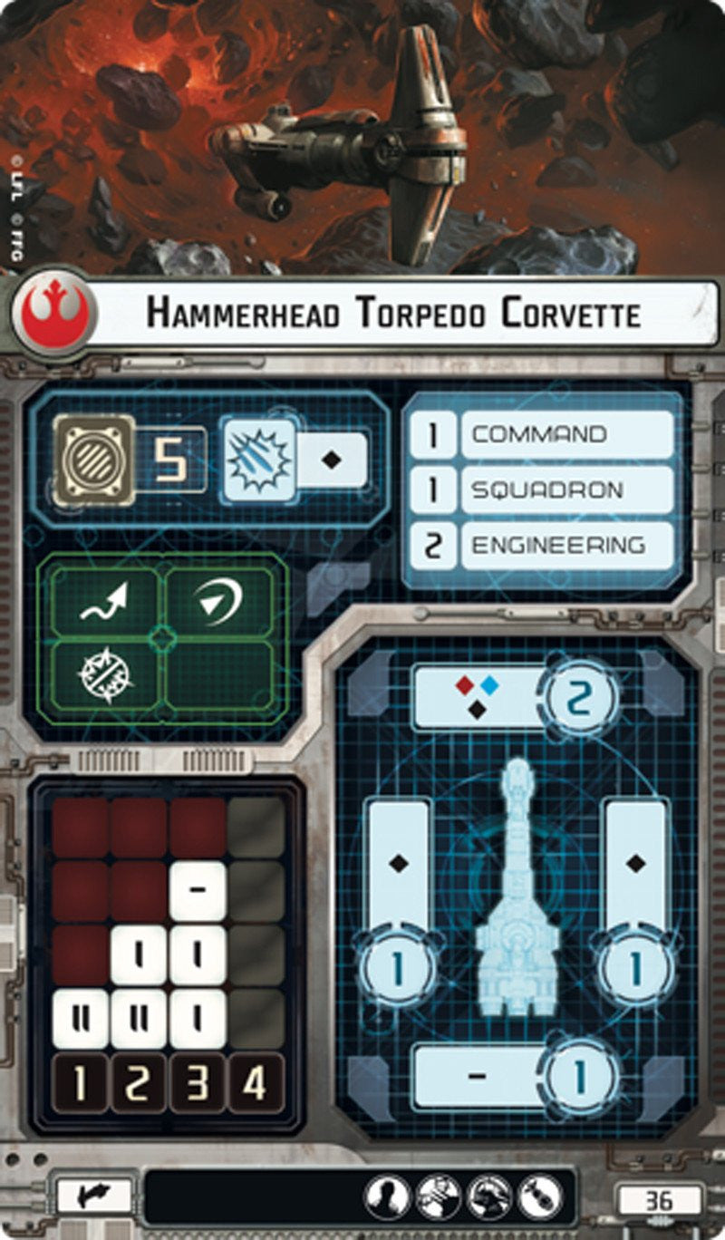 Star Wars Armada Hammerhead Corvettes Pack Board Game