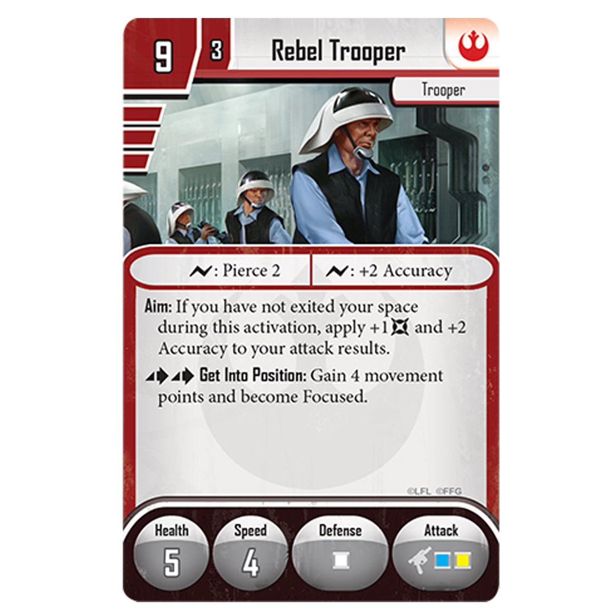 Star Wars Imperial Assault Rebel Troopers Ally Pack