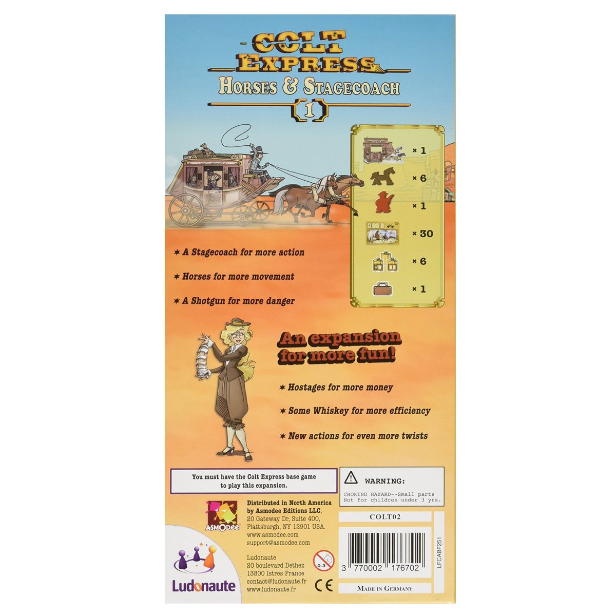 Colt Express Horses And Stagecoach Expansion