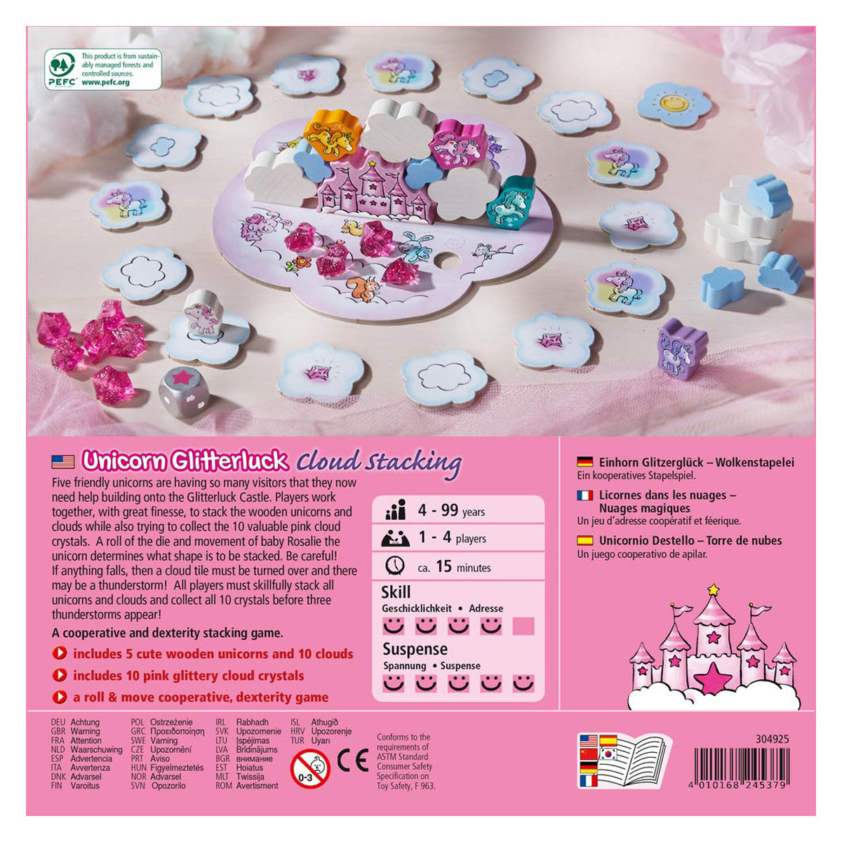 Unicorn Glitterluck Cloud Stacking