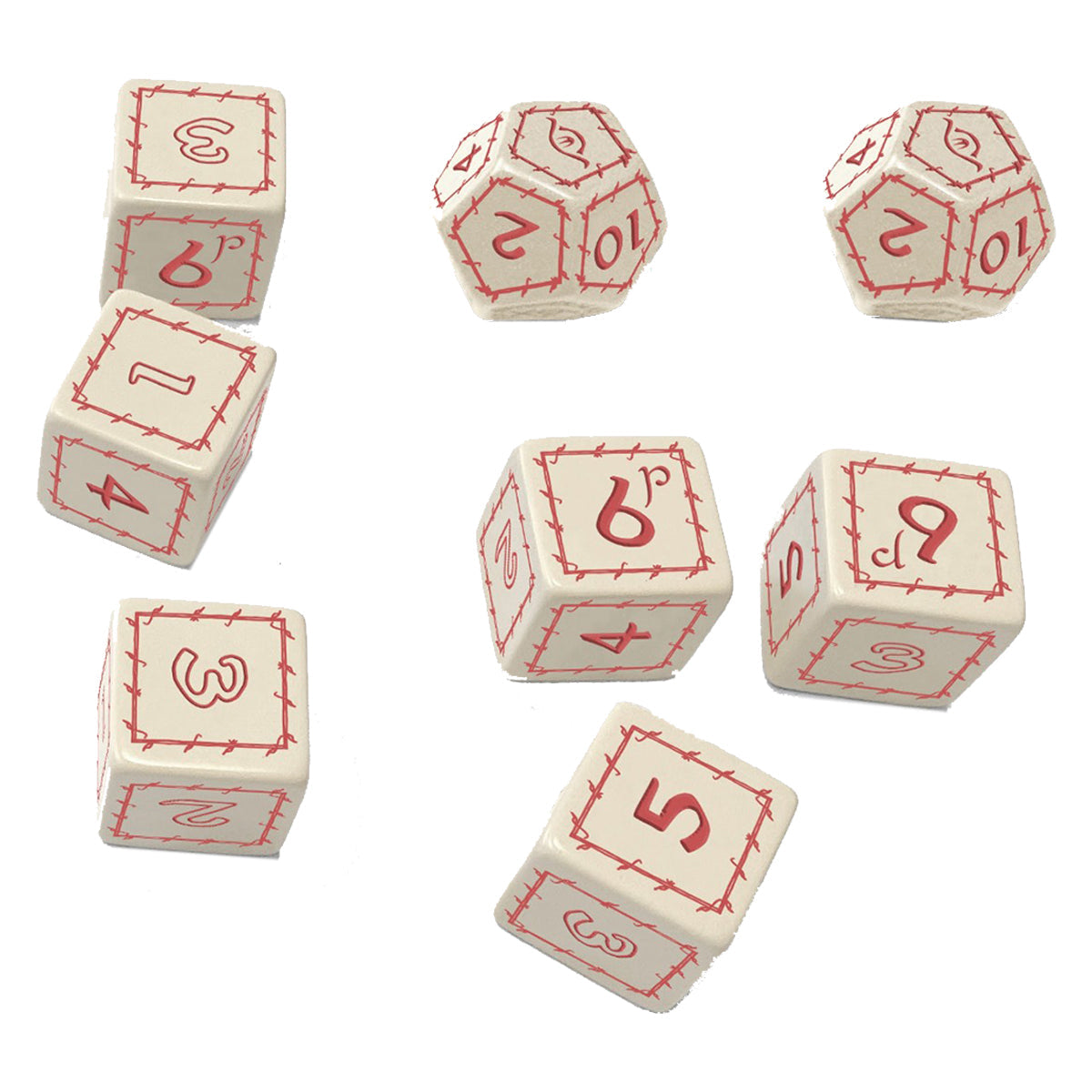 The One Ring RPG - White Dice Set