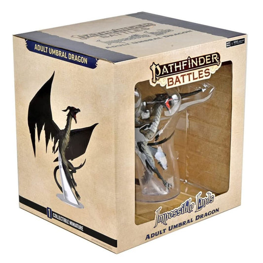 Pathfinder Battles Impossible Lands Adult Umbral Dragon Boxed Figure