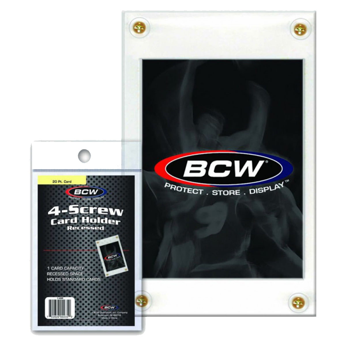 BCW Card Holder 4 Screw Recessed