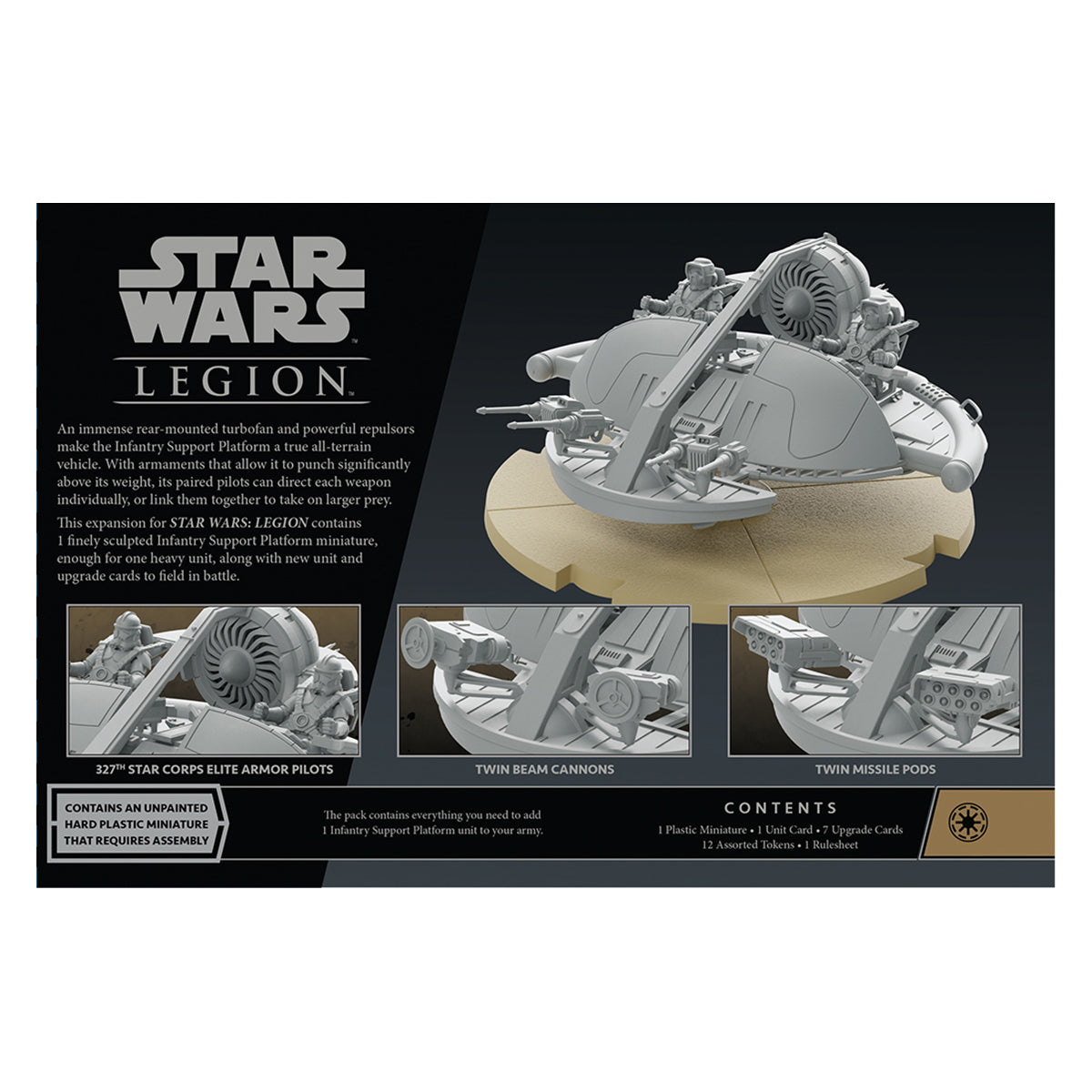 Star Wars Legion Infantry Support Platform Unit Expansion