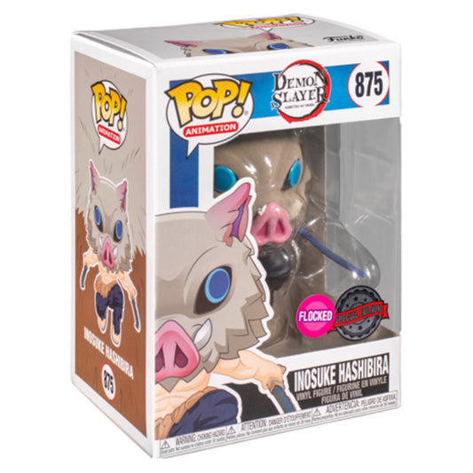 Demon Slayer - Inosuke Flocked Pop! Vinyl