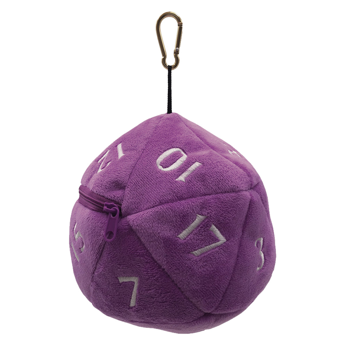 Dungeons & Dragons D20 Plush Dice Bag Purple