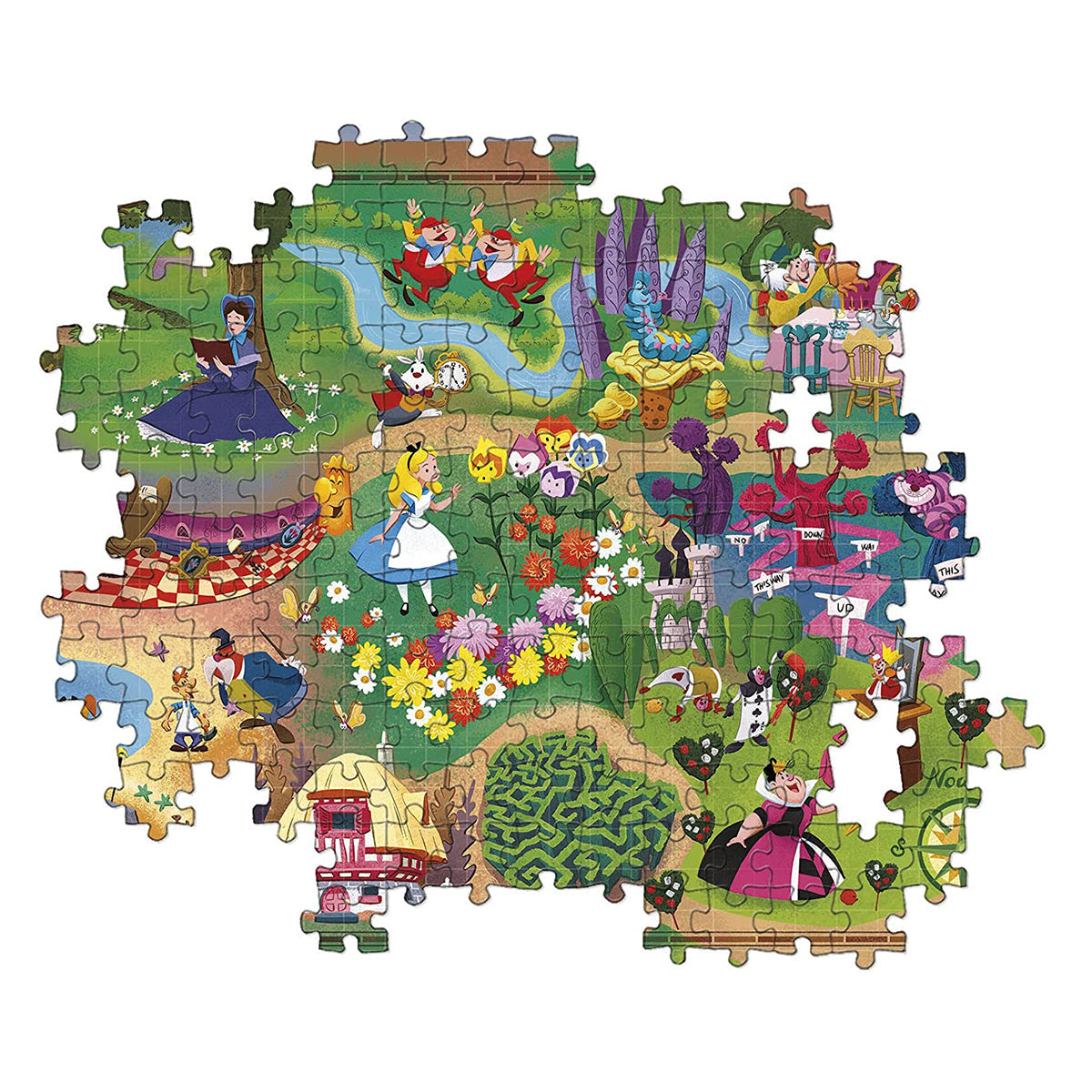 Clementoni Puzzle Alice in Wonderland Story Maps 1000 pieces