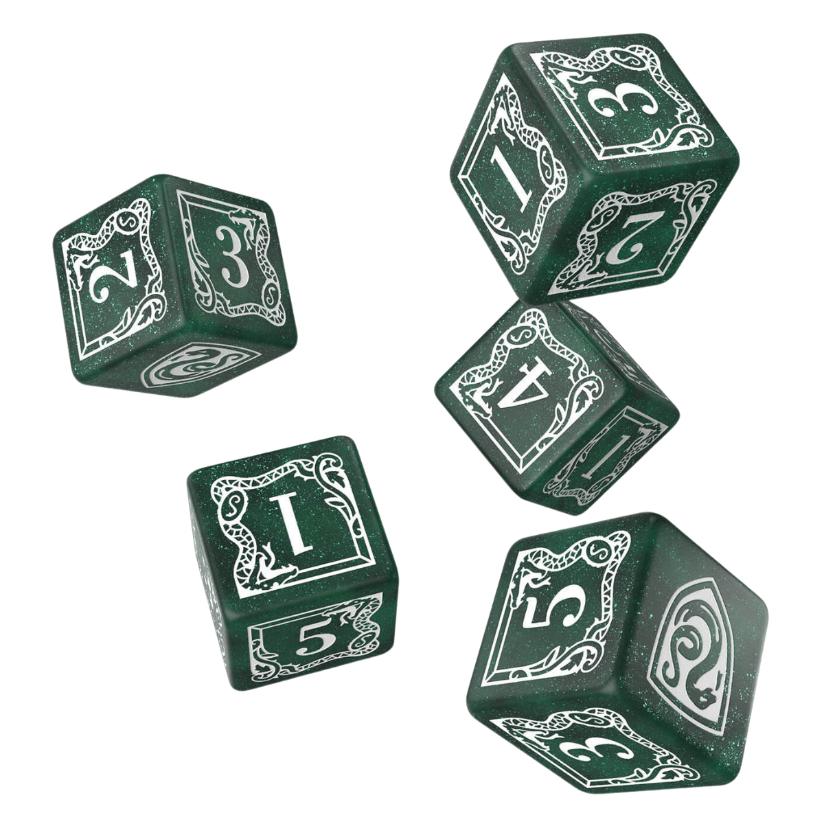 Q Workshop Harry Potter Slytherin Dice and Pouch