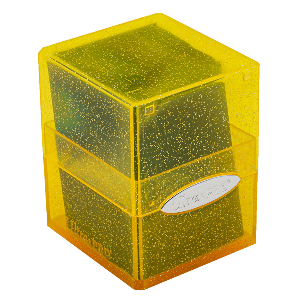 ULTRA PRO Deck Box Satin Cube Glitter - Yellow
