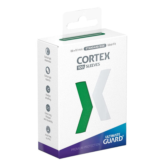 Ultimate Guard Cortex Sleeves Standard Size Green 100ct
