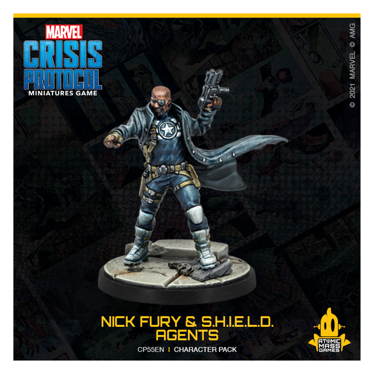 Marvel Crisis Protocol Miniatures Game Nick Fury & S.H.I.E.L.D. Agents