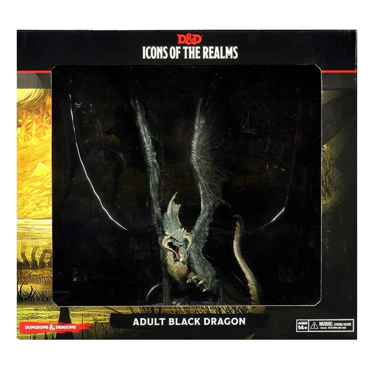 D&D Icons of the Realms Adult Black Dragon Premium Figure