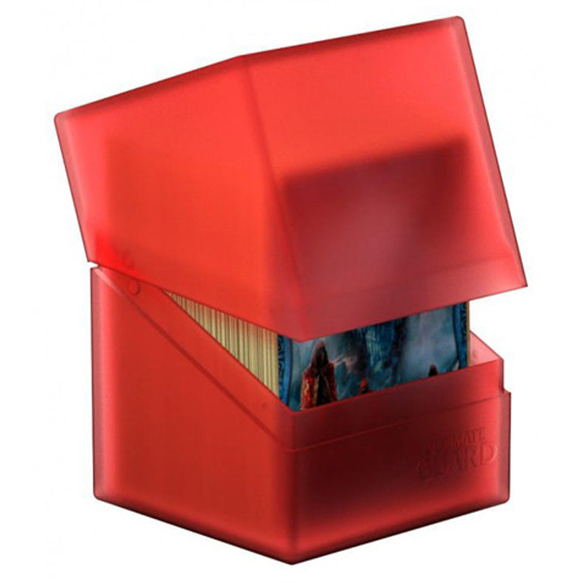 Ultimate Guard Boulder Deck Case 100+ Standard Size Ruby Deck Box