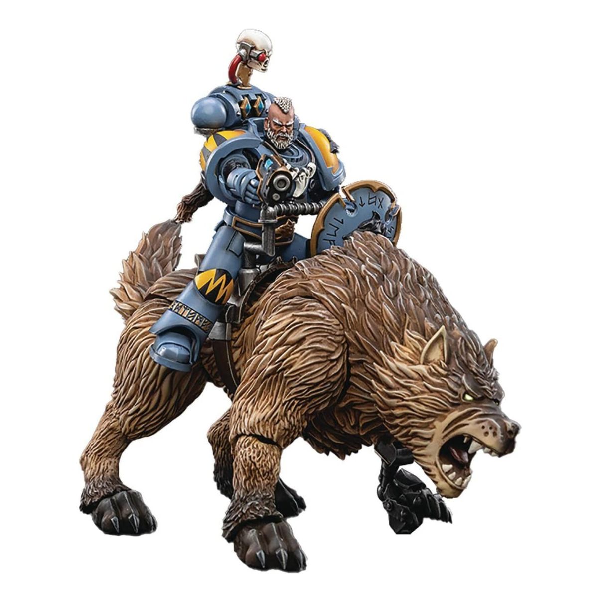 Warhammer Collectibles: 1/18 Scale Space Wolves Thunderwolf Cavalry Bjane