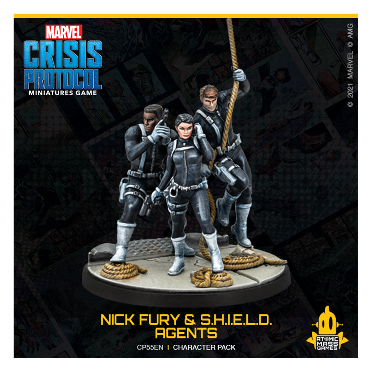 Marvel Crisis Protocol Miniatures Game Nick Fury & S.H.I.E.L.D. Agents