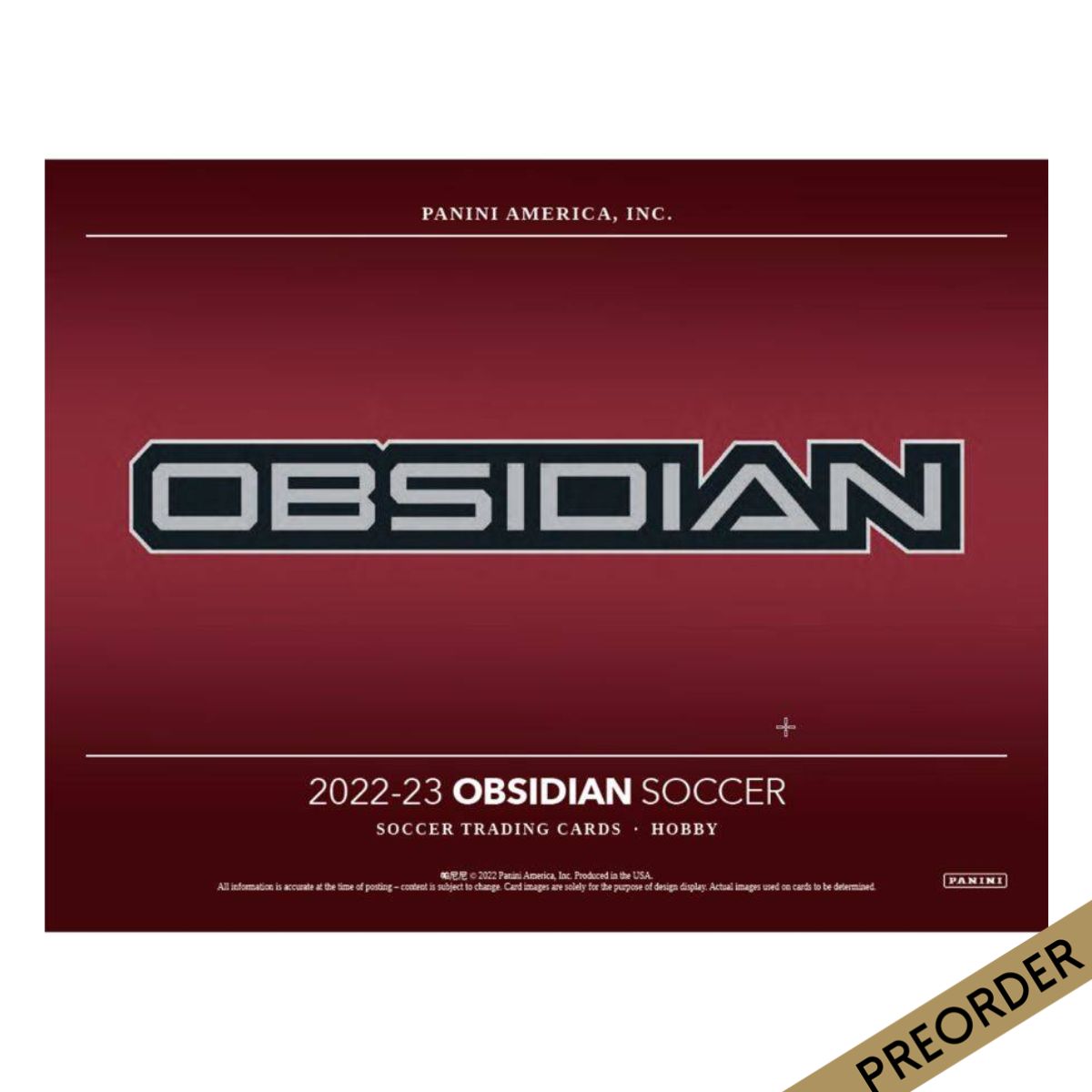 Soccer - 2022/23 Obsidian Soccer Hobby Trading Cards (Display of 1)