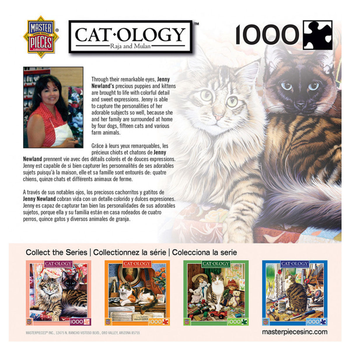 Masterpieces Puzzle Catology Raja and Mulan Puzzle 1000pc