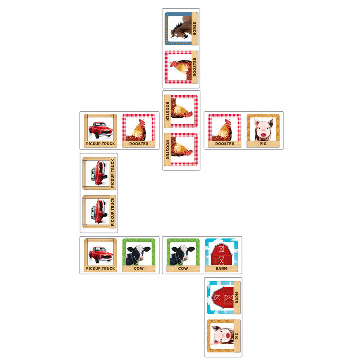Masterpieces Dominoes Tractor Town