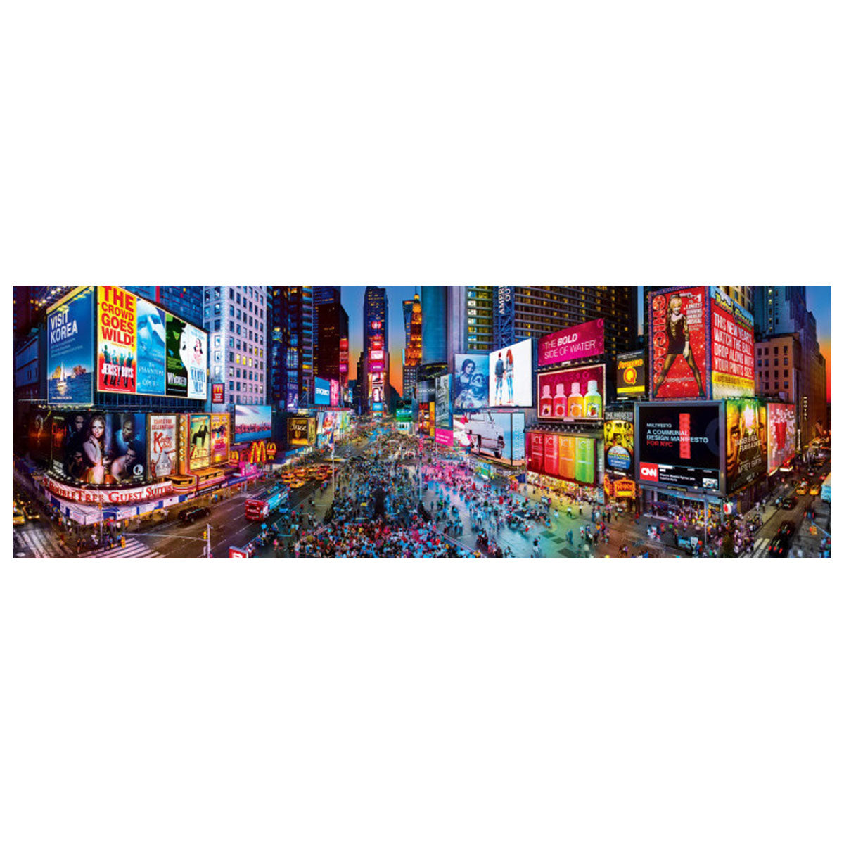 Masterpieces Puzzle City Panoramic New York Times Square Puzzle 1000 pieces