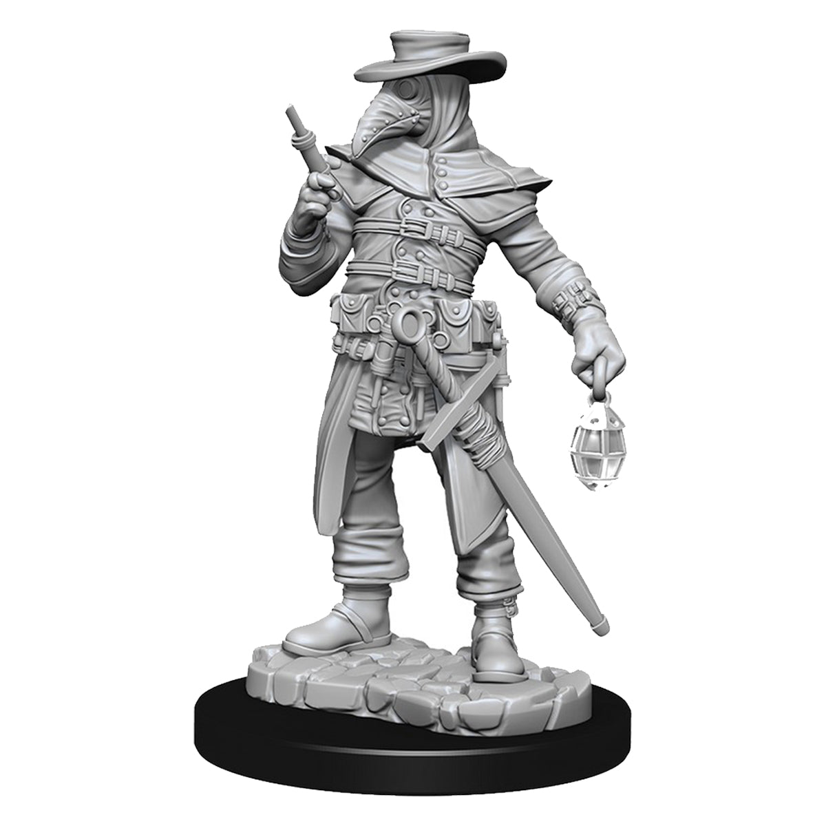 WizKids Deep Cuts Unpainted Miniatures Plague Doctor Cultist