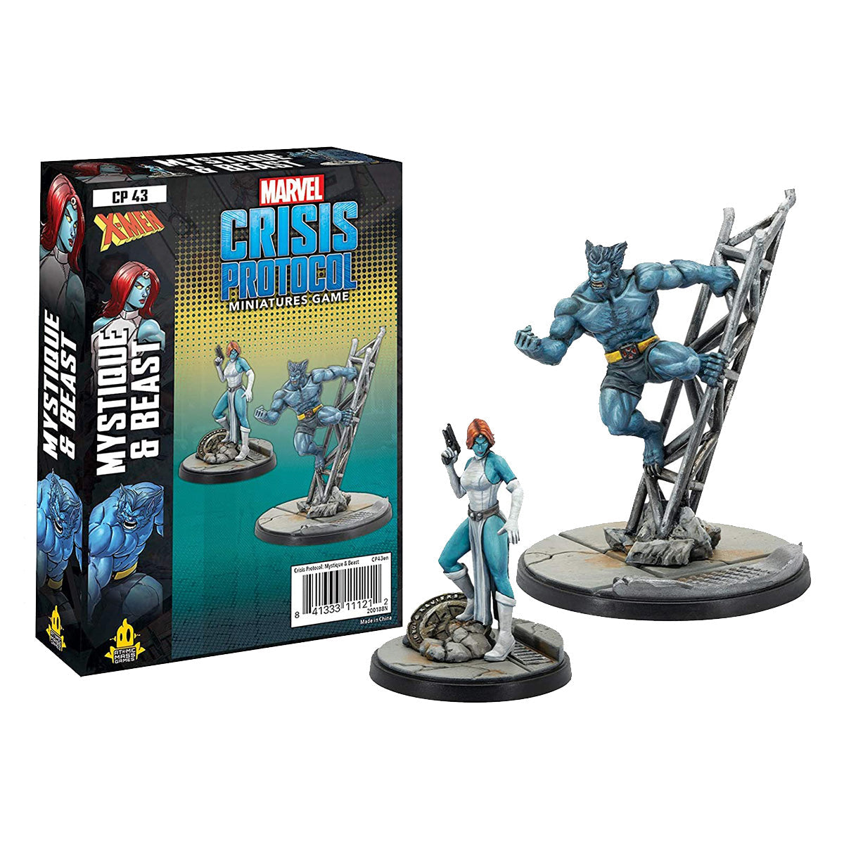 Marvel Crisis Protocol Miniatures Game Beast and Mystique