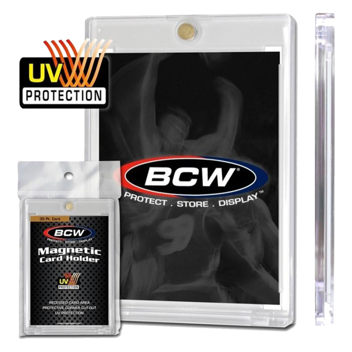 BCW One Touch Magnetic Card Holder 35 Pt Card Standard
