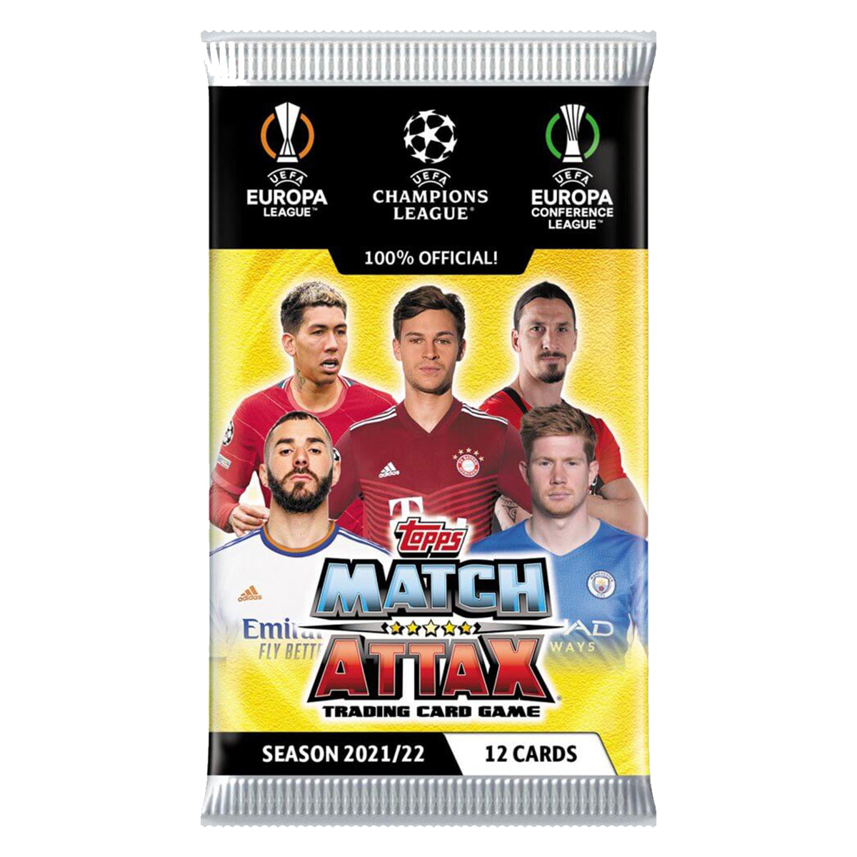 UEFA Champions League 2021/2022 Edition Trading Card Display MATCH ATTAX
