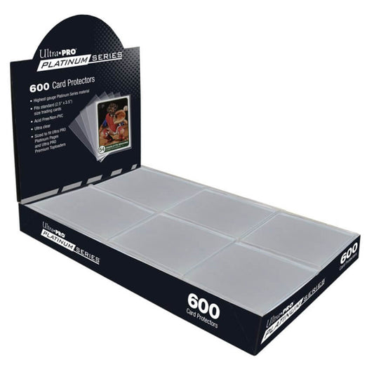 ULTRA PRO DECK PROTECTOR 2-1/2" X 3-1/2" Standard Size 600 pc Platinum Series