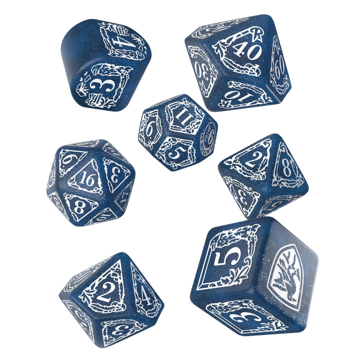 Q Workshop Harry Potter Modern Dice Set - Ravenclaw - Blue Dice Set 7
